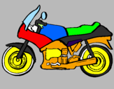 Dibuix Motocicleta pintat per XAVIER COSTA