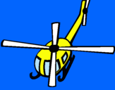 Dibuix Helicòpter V pintat per Laia