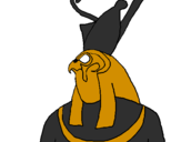 Dibuix Horus pintat per jgigngkhgkgbj