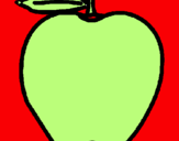 Dibuix poma pintat per 86