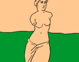 Dibuix Venus de Milo pintat per DAVID BONILLO