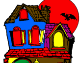 Dibuix Casa del misteri  pintat per raul martis