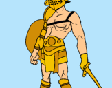 Dibuix Gladiador pintat per jairo