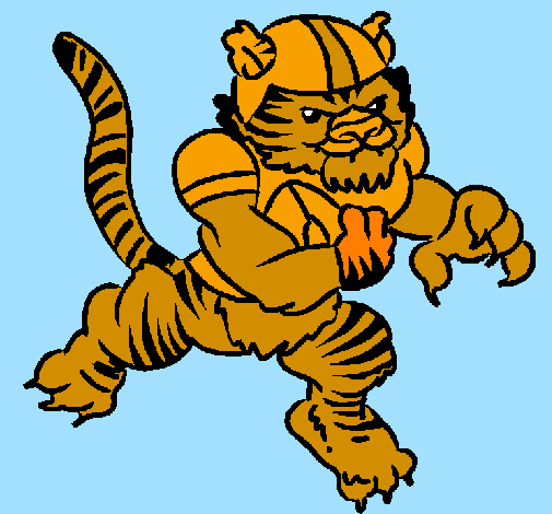 Dibuix Jugador tigre pintat per  ARNAU