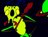 Dibuix Formiga alienigena pintat per joanoa                