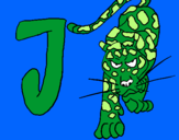 Dibuix Jaguar pintat per paola