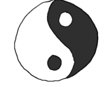 Dibuix Yin yang pintat per alex