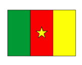 Dibuix Camerun pintat per izan t.