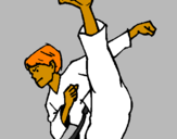 Dibuix Puntada de karate pintat per JOFRE