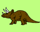 Dibuix Triceratops pintat per manolo