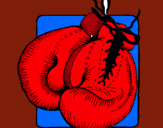 Dibuix Guants de boxa  pintat per Mrac