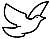 Dibuix Colom de la pau pintat per anònim