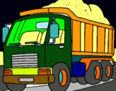 Dibuix Camió de càrrega pintat per joan vilalta