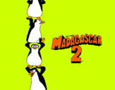 Dibuix Madagascar 2 Pingüins pintat per Emi