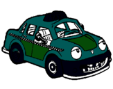 Dibuix Herbie taxista pintat per ADRI``A