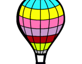 Dibuix Globus aerostàtic pintat per talia