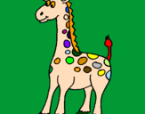 Dibuix Girafa pintat per adria
