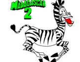 Dibuix Madagascar 2 Marty pintat per ARNAAU.5