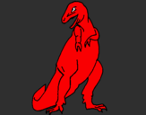 Dibuix Tiranosaurios rex  pintat per camila