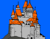Dibuix Castell medieval pintat per andreea balog  miriam
