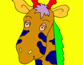 Dibuix Cara de girafa pintat per Arnau F.