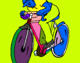 Dibuix Ciclisme pintat per IRAITZ
