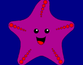 Dibuix Estrella de mar pintat per astrid
