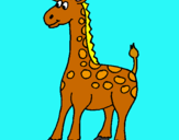 Dibuix Girafa pintat per Naan