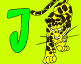Dibuix Jaguar pintat per adria