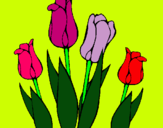Dibuix Tulipes pintat per CRISTIINA