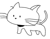 Dibuix Criatura de gat pintat per maite