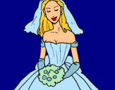 Dibuix Núvia pintat per JULIA