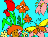 Dibuix Fauna i flora pintat per edgar
