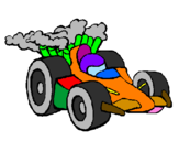 Dibuix Cotxe de Fórmula 1 pintat per davidt