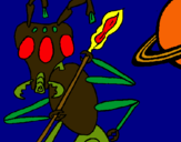 Dibuix Formiga alienigena pintat per sergio