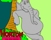 Dibuix Horton pintat per MIRYAM ZIANI