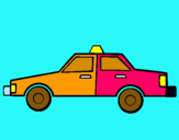 Dibuix Taxi pintat per xavi f.