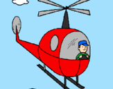 Dibuix Helicòpter pintat per helicopter