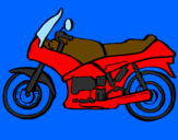 Dibuix Motocicleta pintat per Berta