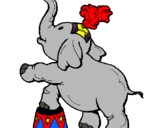 Dibuix Elefant pintat per guillem palau