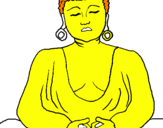 Dibuix Buda pintat per CAROLINA