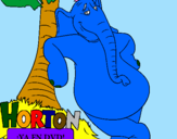 Dibuix Horton pintat per ELOI TORRAS