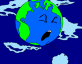 Dibuix Terra malalta pintat per dilu