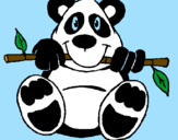 Dibuix Ós Panda pintat per  marrina