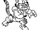 Dibuix Jugador tigre pintat per juan