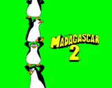 Dibuix Madagascar 2 Pingüins pintat per marta sert