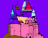 Dibuix Castell medieval pintat per salma