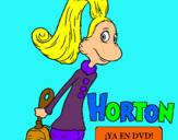 Dibuix Horton - Sally O'Maley pintat per Alexandra Garcia