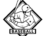 Dibuix Logotip de beisbol  pintat per Pol