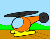 Dibuix Helicòpter petit  pintat per ggggggilsabatallanes